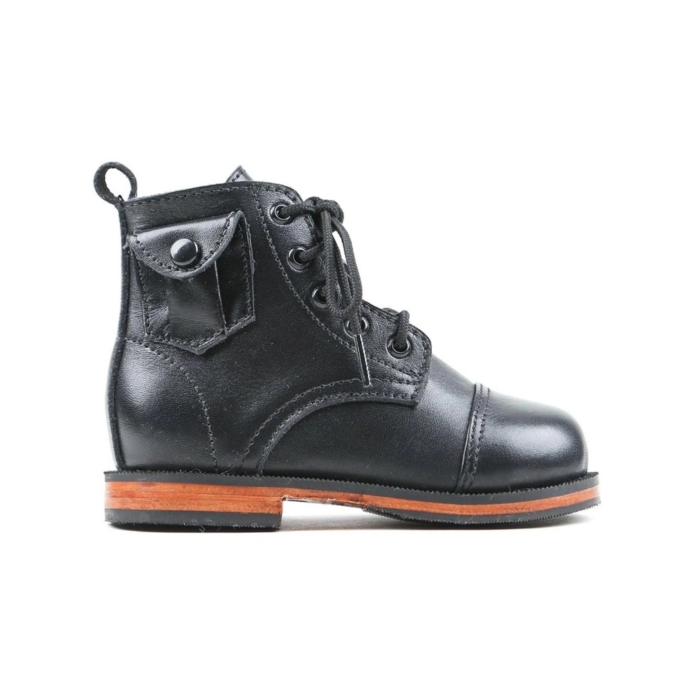 Heirloom Classic Boots Black [Children Leather Boots]